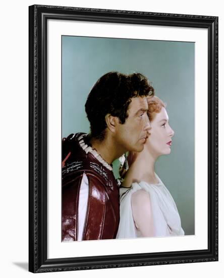 Quo Vadis ? by Mervyn Le Roy with Robert Taylor and Deborah Kerr, 1951 (photo)-null-Framed Photo