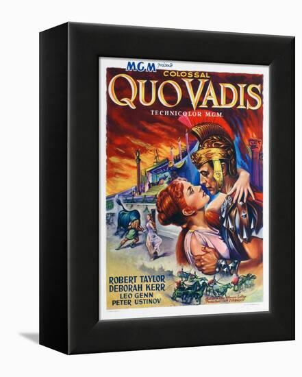Quo Vadis, Deborah Kerr, Robert Taylor, 1951-null-Framed Stretched Canvas