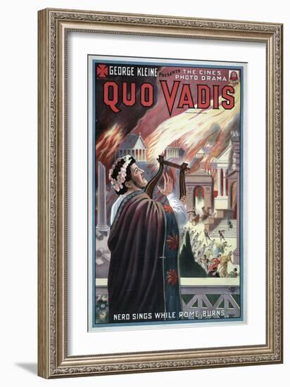 Quo Vadis Movie Poster-null-Framed Giclee Print