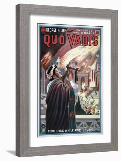 Quo Vadis Movie Poster-null-Framed Giclee Print