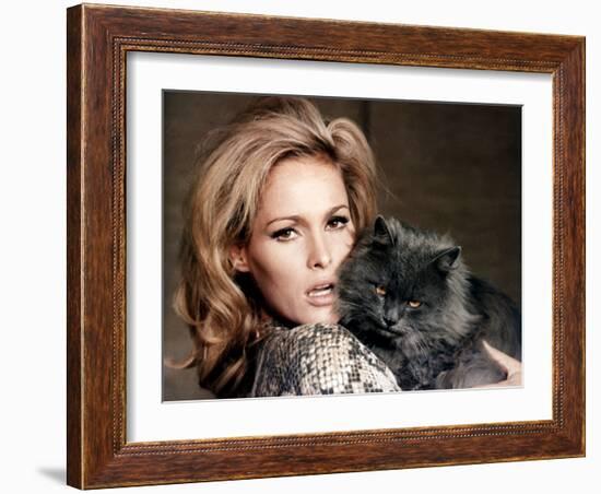 Quoi by neuf Pussycat WHAT'S NEW PUSSYCAT ?de CliveDonner with Ursula Andress, 1965 (photo)-null-Framed Photo