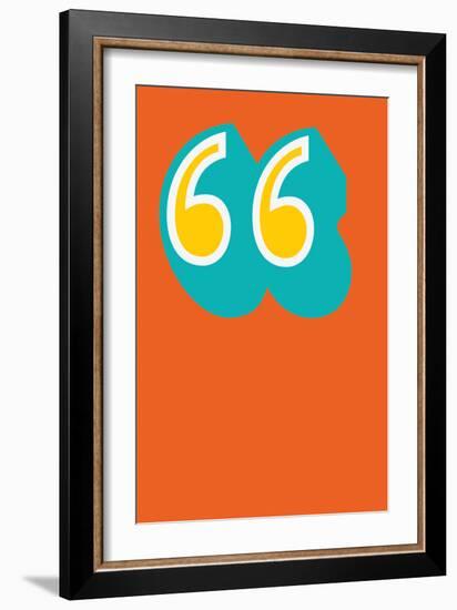 Quotes-Moha London-Framed Giclee Print