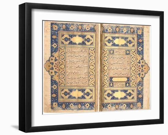 Qur'An, Probably Tabriz, C.1540-50-Mir Hussein Al-Sahavi Al-Tabrizi-Framed Giclee Print