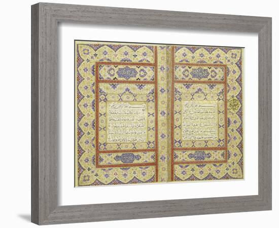 Quran Persia, Zand, AD 1774-1775-null-Framed Giclee Print