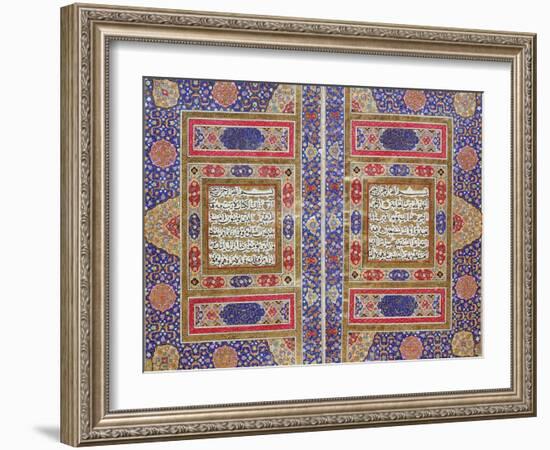 Quran Qajar, AD 1812-1813 Manuscript-null-Framed Giclee Print
