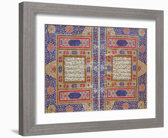 Quran Qajar, AD 1812-1813 Manuscript-null-Framed Giclee Print