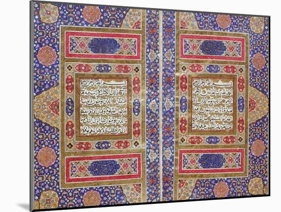 Quran Qajar, AD 1812-1813 Manuscript-null-Mounted Giclee Print