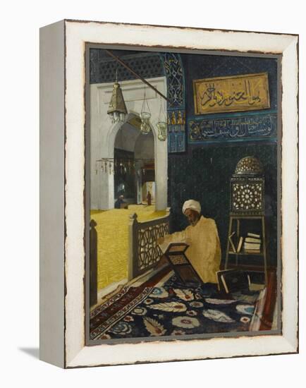 Quran Reciting-Osman Hamdi Bey-Framed Premier Image Canvas