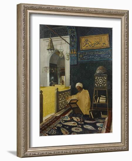 Quran Reciting-Osman Hamdi Bey-Framed Giclee Print