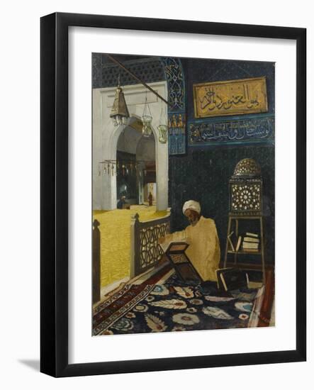 Quran Reciting-Osman Hamdi Bey-Framed Giclee Print