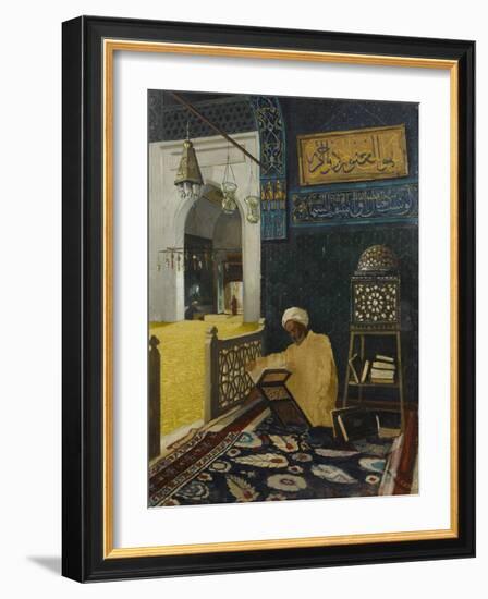 Quran Reciting-Osman Hamdi Bey-Framed Giclee Print