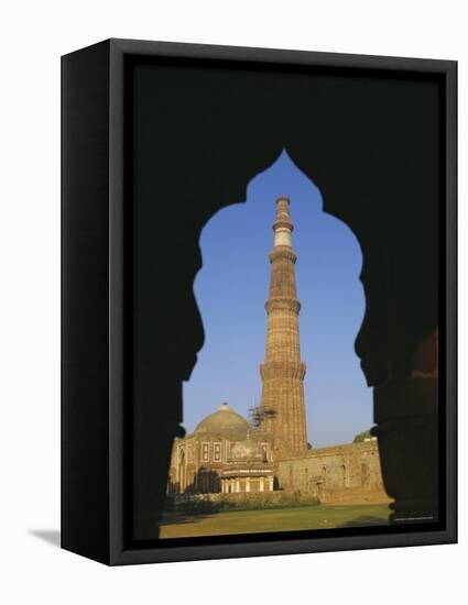 Qutb Minar, Delhi, India, Asia-Adina Tovy-Framed Premier Image Canvas