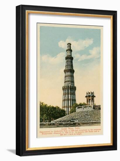 Qutub Minar Tower, Delhi, India-null-Framed Premium Giclee Print