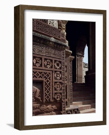 Quwwat Ul Islam Mosque, Delhi, India-Adam Woolfitt-Framed Photographic Print