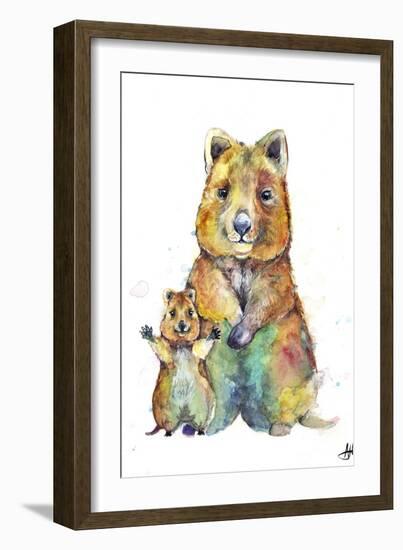 Qwazy Quokkas-Marc Allante-Framed Giclee Print