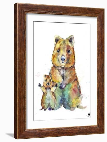 Qwazy Quokkas-Marc Allante-Framed Giclee Print