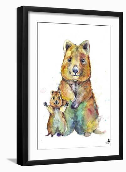 Qwazy Quokkas-Marc Allante-Framed Giclee Print