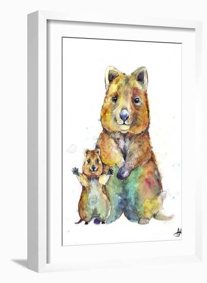 Qwazy Quokkas-Marc Allante-Framed Giclee Print