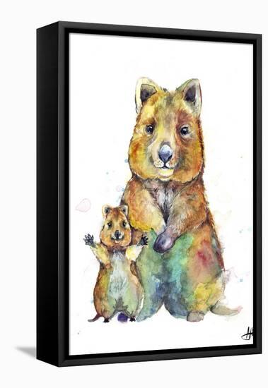 Qwazy Quokkas-Marc Allante-Framed Premier Image Canvas