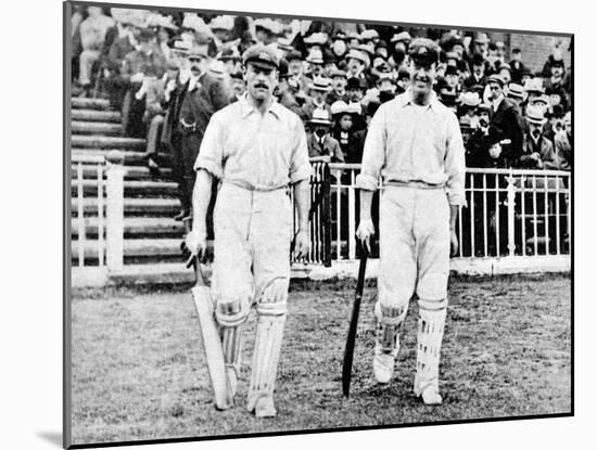 R.A. Duff and V. Trumper of the Australia Team, 1902-null-Mounted Photographic Print