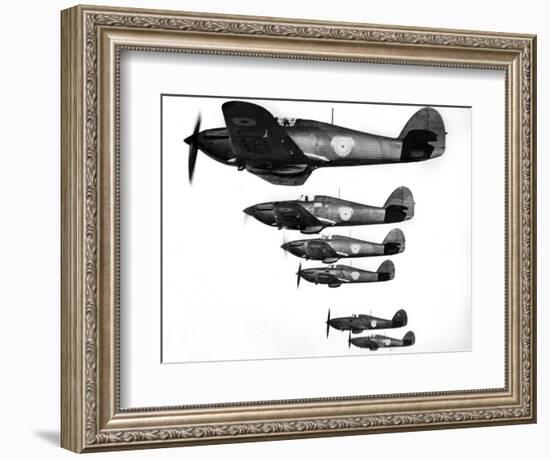 R.A.F. Hawker Hurricanes, March 1938-null-Framed Photographic Print