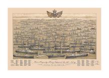 His Majesty King Edward VII's Navy - 'On Which The Sun Never Sets'-R^ Abrahams-Premium Giclee Print