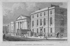 Mansion House (Exterior), London, C1830-R Acon-Giclee Print