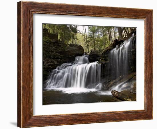 R.B. Ricketts Falls, Ricketts Glenn State Park, Pennsylvania, USA-James Hager-Framed Photographic Print