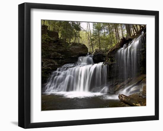 R.B. Ricketts Falls, Ricketts Glenn State Park, Pennsylvania, USA-James Hager-Framed Photographic Print