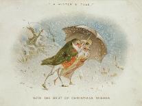A Winter's Tale, Victorian Christmas Card-R. Dudley-Giclee Print