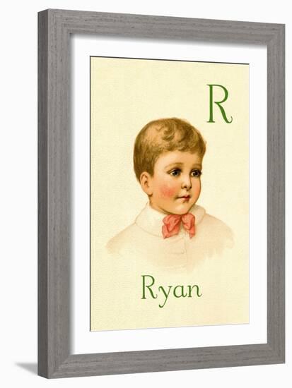 R for Ryan-Ida Waugh-Framed Art Print