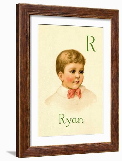 R for Ryan-Ida Waugh-Framed Art Print