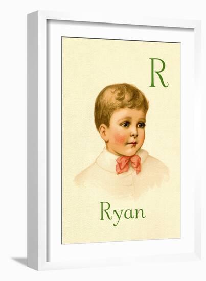 R for Ryan-Ida Waugh-Framed Art Print