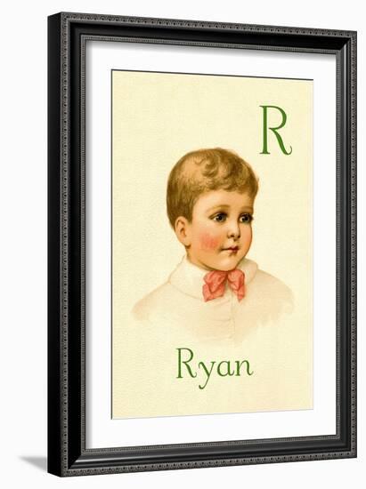 R for Ryan-Ida Waugh-Framed Art Print