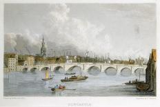 The Wear Above Sunderland Iron Bridge, C1829-R Francis-Giclee Print