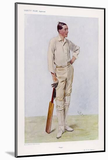 R H "Reggie" Spooner English Cricketer-Spy (Leslie M. Ward)-Mounted Photographic Print