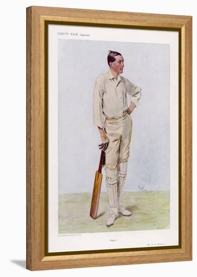 R H "Reggie" Spooner English Cricketer-Spy (Leslie M. Ward)-Framed Premier Image Canvas