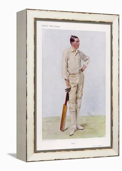 R H "Reggie" Spooner English Cricketer-Spy (Leslie M. Ward)-Framed Premier Image Canvas
