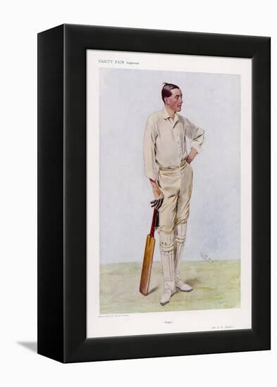 R H "Reggie" Spooner English Cricketer-Spy (Leslie M. Ward)-Framed Premier Image Canvas