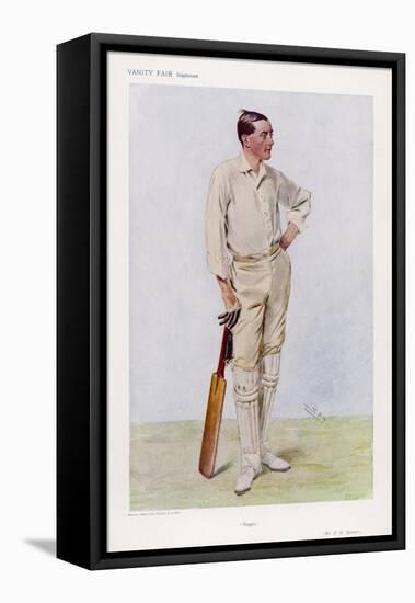 R H "Reggie" Spooner English Cricketer-Spy (Leslie M. Ward)-Framed Premier Image Canvas