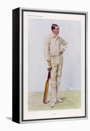 R H "Reggie" Spooner English Cricketer-Spy (Leslie M. Ward)-Framed Premier Image Canvas