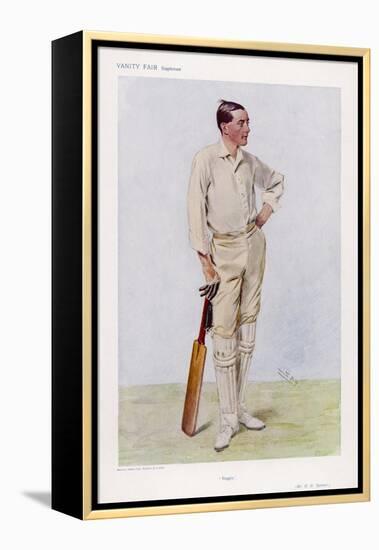 R H "Reggie" Spooner English Cricketer-Spy (Leslie M. Ward)-Framed Premier Image Canvas