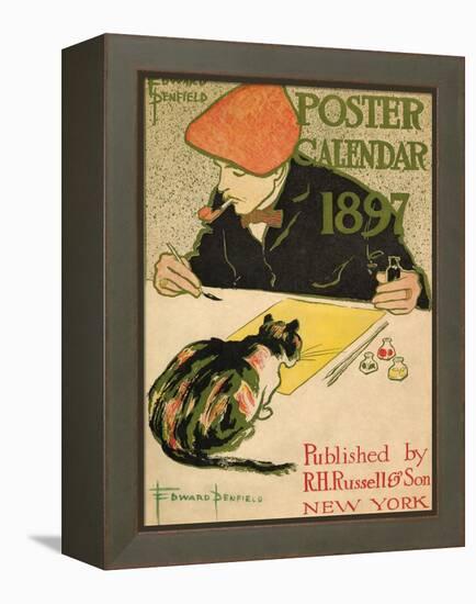 R.H. Russell & Son Calendar, 1897-Edward Penfield-Framed Stretched Canvas