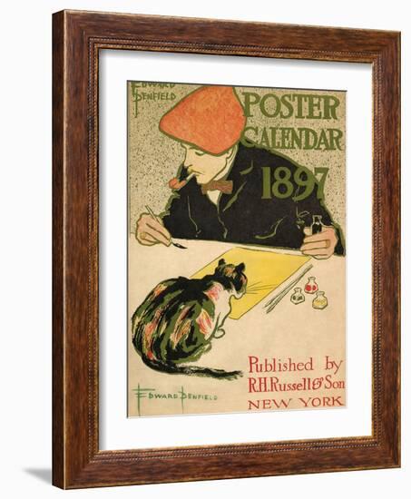 R.H. Russell & Son Calendar, 1897-Edward Penfield-Framed Art Print