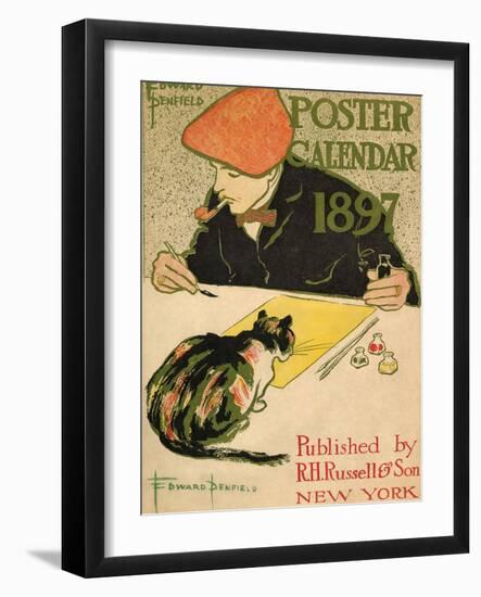 R.H. Russell & Son Calendar, 1897-Edward Penfield-Framed Art Print