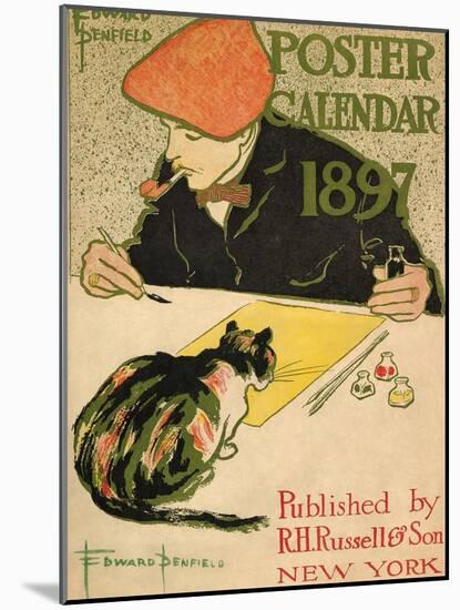 R.H. Russell & Son Calendar, 1897-Edward Penfield-Mounted Art Print