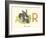 R is for Rabbit-null-Framed Premium Giclee Print