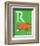 R is for Rhino (green)-Theodor (Dr. Seuss) Geisel-Framed Art Print