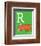 R is for Rhino (green)-Theodor (Dr. Seuss) Geisel-Framed Art Print