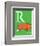 R is for Rhino (green)-Theodor (Dr. Seuss) Geisel-Framed Art Print